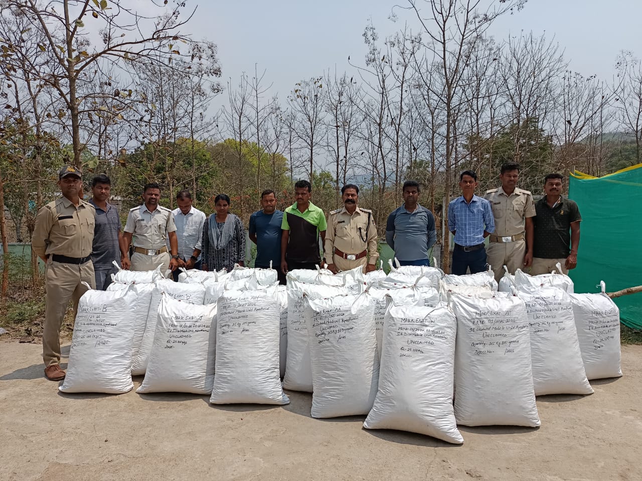 ଅବକାରୀ ବିଭାଗ ସ୍ବତନ୍ତ୍ର ସ୍କ୍ୱାର୍ଡ ଦ୍ଵାରା   8 କୁଇଣ୍ଟାଲ୍ 50 କେଜି ଗଞ୍ଜେଇ ଜବତ