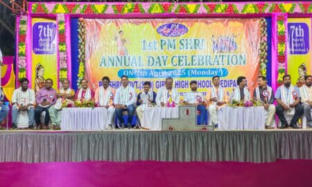 ଫିରିଙ୍ଗିଆ ନେଡିପଦର ବାଳିକା ଉଚ୍ଚମାଧ୍ୟମିକ ବିଦ୍ୟାଳୟ ରେ ଅନୁଷ୍ଠିତ ହେଲା ପ୍ରଥମ ପିଏମଶ୍ରୀ ବାର୍ଷିକ ଉତ୍ସବ
